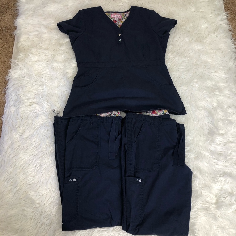 Koi Scrub Set 1-Top, 2-Pants